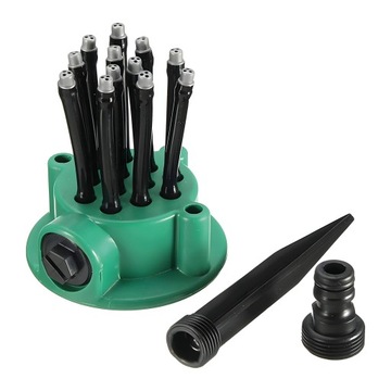 Садовый спринклер 360* с приводом для орошения сада для цветочной травы