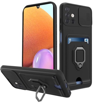 ETUI DO SAMSUNG A71 4G SILIKON RING KARTY + SZKŁO