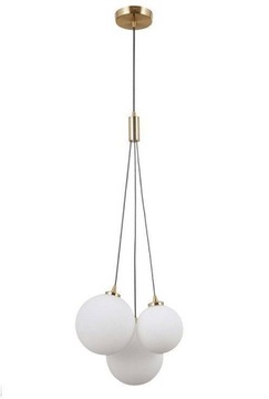 Lampa wisząca PERLOS złota