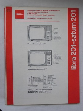 ODBIORNIK TELEWIZYJNY LIBRA 201 SATURN 201 INSTRUKCJA SERWISOWA