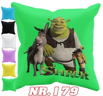 POSZEWKA NA PODUSZKĘ JAŚKA DO PRZEDSZKOLA SHREEK + IMIĘ GRATIS