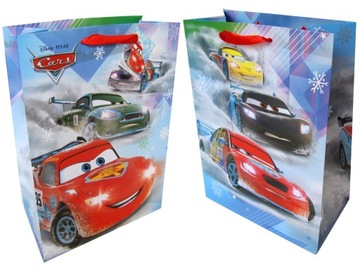 TORBA ozdobna PREZENTOWA motyw CARS auta