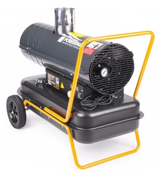 NAGRZEWNICA OLEJOWA 30 KW Z KOMINEM SPALINOWA DMUCHAWA + TERMOSTAT LCD PIEC