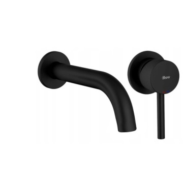 НАСТЕННЫЙ СМЕСИТЕЛЬ ДЛЯ РАКОВИНЫ REA LUNGO BLACK MATT