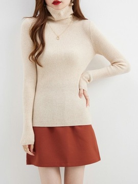 Turtleneck Sweater 100% Merino Wool Sweater Women'