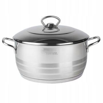 GARNEK TRADYCYJNY ZE STALI NIERDZEWNEJ 18/10 4,5L