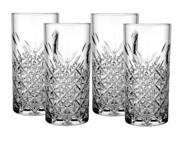 722341 PASABAHCE TIMELESS KOMPLET 4 WYSOKICH SZKLANEK 295 ML SZKLANKA
