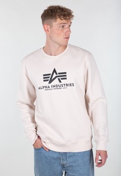 Alpha Industries Basic Sweater jet stream biela XXL