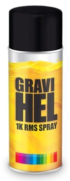 GRAVIHEL SPRAY AKRYL RAL 9005 MAT 400ML