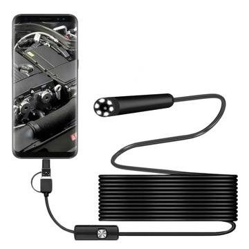 ЭНДОСКОПНАЯ ИНСПЕКЦИОННАЯ КАМЕРА 5M USB ANDROID МИКРО МАСТЕРСКАЯ