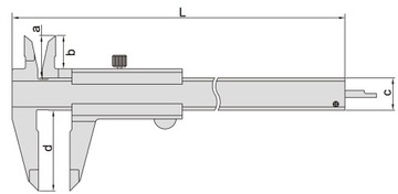 АНАЛОГОВЫЙ КАЛИПЕР NONIUS 150MM 0,02 INSIZE СУПЕР КАЧЕСТВО