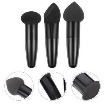 Beauty Pen Suchy Mokry Pędzel Kosmetyczny Podkład 3 Szt