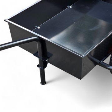 Цельнометаллическая садовая транспортная тележка на двух колесах, до 300 кг.