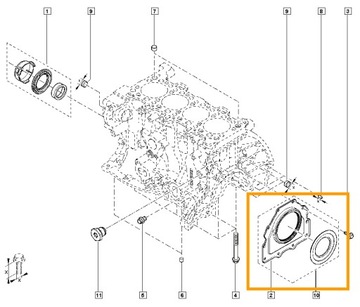 САЛЬНИК ВАЛА SIMMERING REAR MASTER III 2.3 DCI
