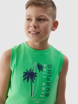 ФУТБОЛКА БЕЗ РУКАВОВ 4F 4FJWSS24TSLEM040-45N-164