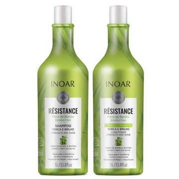 Inoar DUO Resistance Bambu Szampon 1000 ml + Odżywka 1000 ml