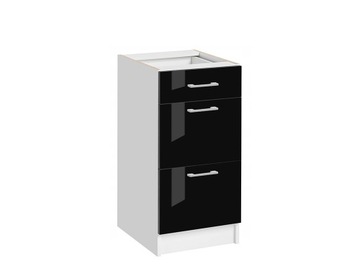 ecoModel Szafka stojąca DS4/3 Czarny Połysk