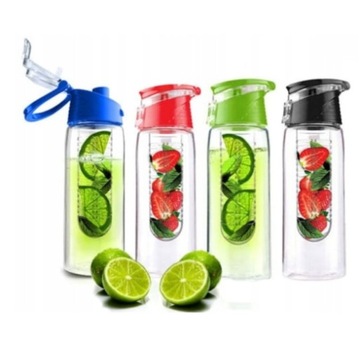 BIDON rowerow z wkładem na owoce lód 700ml butelka