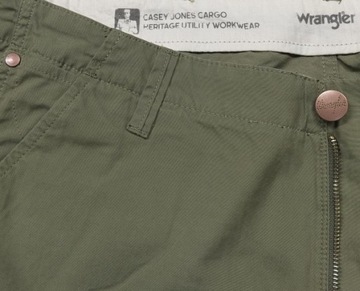 WRANGLER CASEY CARGO spodnie bojówki W36 L32