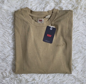 t-shirt Levi's L / XL koszulka khaki relaxed