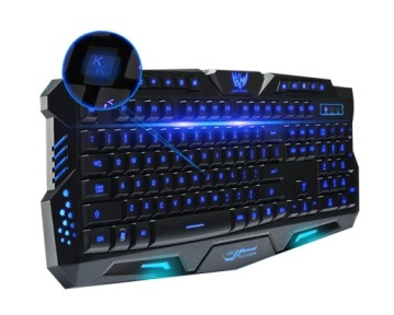 ИГРОВАЯ USB-КЛАВИАТУРА С ПОДСВЕТКОЙ ДЛЯ ГЕЙМЕРОВ