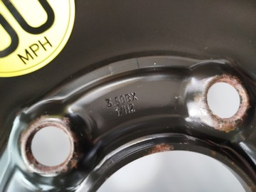 KOLO DOJEZDOVÉ BMW E36 E46 E90 E87 Z3 125/80 R17 ET30