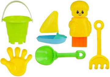 ЛОПАТА И РАББЫ 55 см + ФОРМА ДЛЯ ЛОДКИ И ВЕДРА