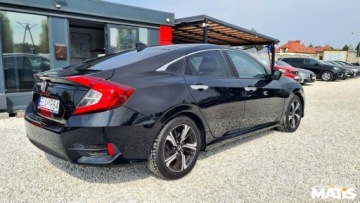 Honda Civic X Sedan 4d 1.5 VTEC Turbo 182KM 2017 Honda Civic 1.5T 183KM manual navi skora 2xPDC szyberadch 1 rej 2018R asys, zdjęcie 25