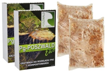 2x Pg POSZWALD Eco Mycelium для разложения стволов деревьев