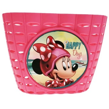BASKET Корзина для велосипеда Minnie Mouse розовая для девочки