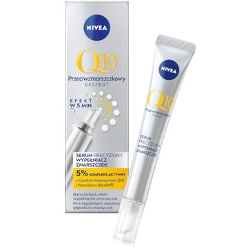 NIVEA SERUM DO TWARZY Q10 PRECYZJNY WYPEŁNIACZ ZMARSZCZEK