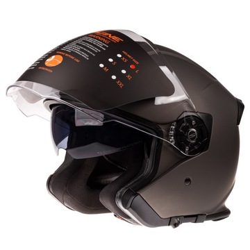 KASK OTWART SKUTER CHOPER DUŻA SZYBA Palio orig L