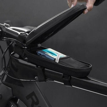 ROCKBROS Велосипедная сумка на переднюю балку с верхней трубкой MTB Шоссейный велосипед с защитой от давления