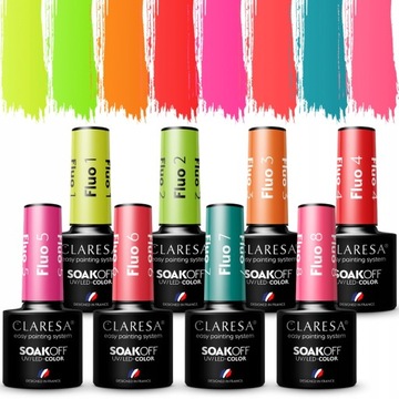 Лак для ногтей CLARESA HIT FLUO NEON №5