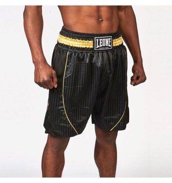Spodenki Szorty Bokserskie Leone1947 Premium Boxing Short czarne rozmiar M