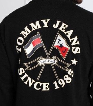 Tommy Jeans koszulka z długim rękawem okrągły rozmiar L