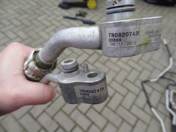 KOMPLET PŘÍVOD KLIMATIZACE 7N0820741A 7N0820743E VW SHARAN