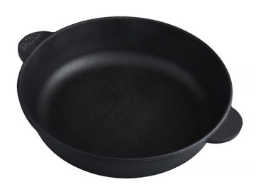Patelnia ŻELIWNA indukcja GŁĘBOKA Brizoll 26cm