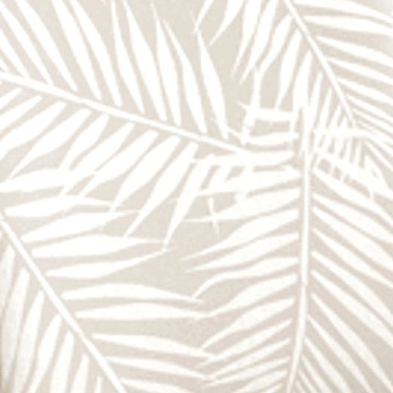 POKROWIEC NA KRZESŁO LIŚCIE PALMY SZARY BEŻ WZORY