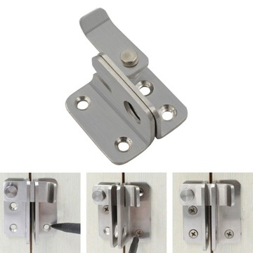 Zatrzask klapowy Zatrzask bramowy Wytrzymały zatrzask ryglujący do srebrnego S Prawy otwarty