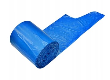 Mocne WORKI na śmieci z uszami LDPE 60l 100 szt.