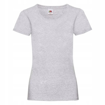 KOSZULKA DAMSKA T-SHIRT FRUIT OF THE LOOM GREY XL