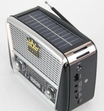 РЕТРО СОЛНЕЧНОЕ РАДИО, ПЕРЕЗАРЯЖАЕМЫЙ USB-ДИНАМИК