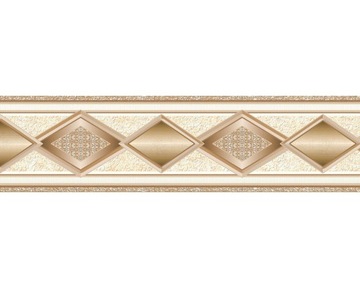 Pasek dekoracyjny samoprzylepny ozdobny na ścianę Deco Border 43 romby