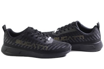 PÓŁBUTY BUGATTI 98003-6900 BLACK SPORTOWE MĘSKIE