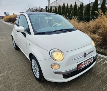 Fiat 500 II Hatchback 3d 1.2 69KM 2009 Fiat 500 1.2i Rata od400zł Panorama DachZadbany, zdjęcie 5