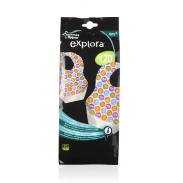 Śliniak Tommee Tippee materiałowy Wielokolorowy 20 szt.