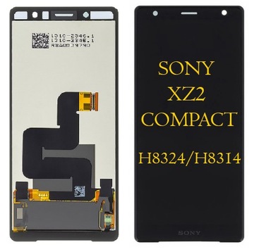 LCD SONY XZ2 Compact H8324 H8314 CZARNY