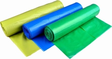 КОМПЛЕКТ 3 контейнера для сортировки мусора по 50 л и МЕШКИ