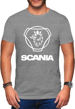 MĘSKI T-SHIRT KOSZULKA DLA KIEROWCY TIRA SCANIA L MĘSKA TSHIRT Z NADRUKIEM